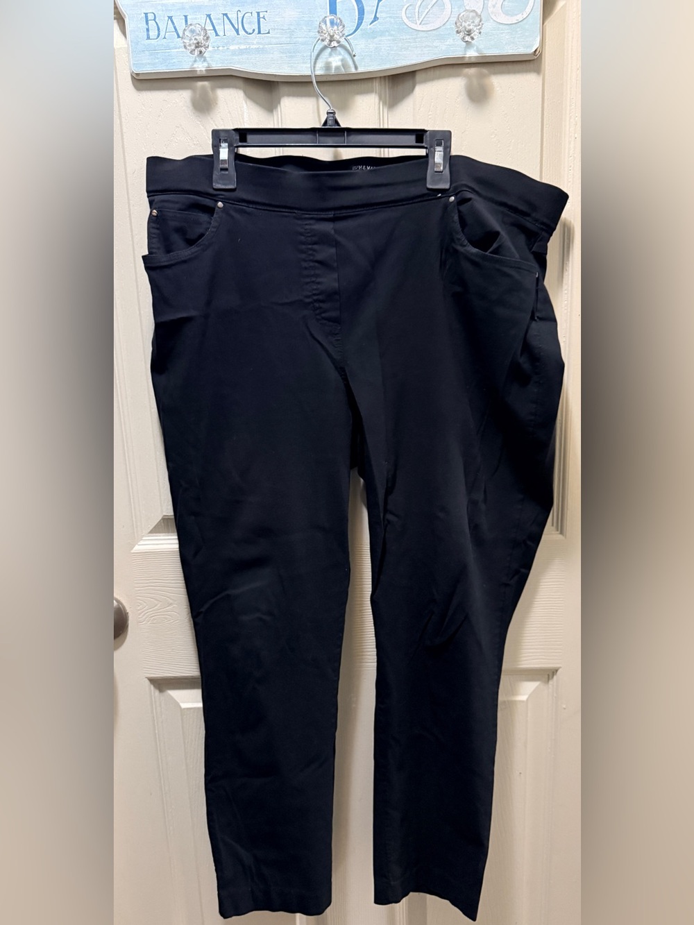Women's Black Stretch Trousers